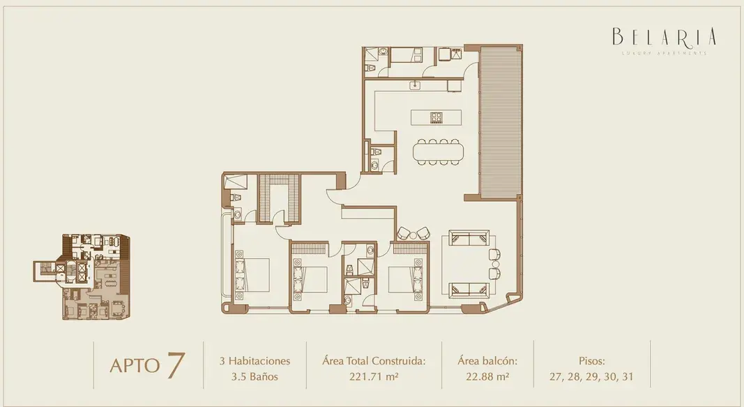 Plano Penthouse I